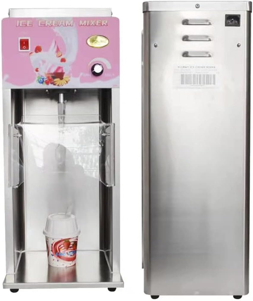 Sunzone Wecan201 Speed 0-3600rpm Commercial Soft Ice Cream Shaker Mixer Blender Flurry Machine Maker 110v