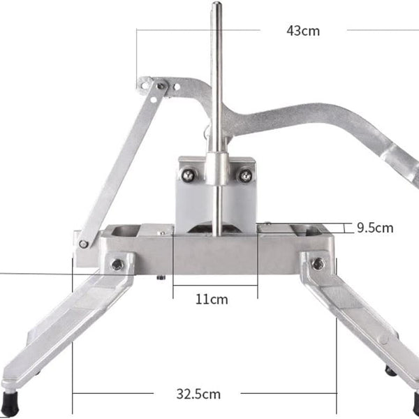 Sunzone WVC-01 Commercial Dicer,Fruit and Vegetable Dicing Machine, Vegetable Cutting Machine, Onion Slicer, Ring Shredder, Cabbage Shredded, Lemon Grapefruit, Dragon Fruit Slicer (Color : B)