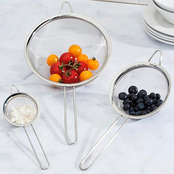 Sunzone D54C Mesh Strainers, 3 Count (Pack of 1) Set