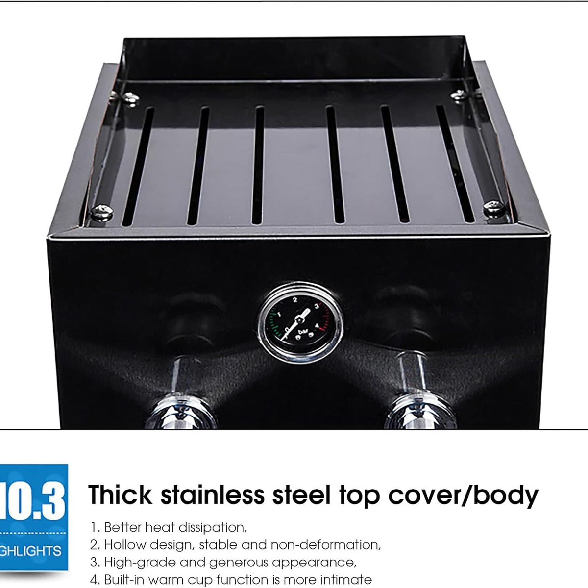 Sunzone AK-08Z Commercial Milk Frother, Automatic Steam Boiling Water Machine, with LED Display, for Coffee/Tea Shop