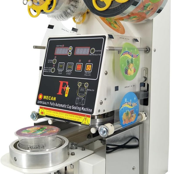 Sunzone 95MM PP cup sealing machine 95MM pp cup sealer (black)