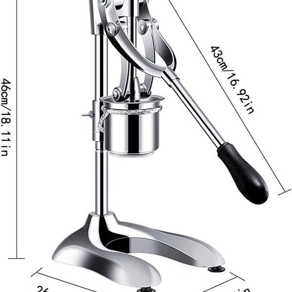 Sunzone WPF-L01 Manual Long French Fries Maker Machine Stainless Steel 30cm Potato Strips Machine Fried Chips Squeezer Extruder 12 Holes,DIY Tools(Long Fries Extruder)