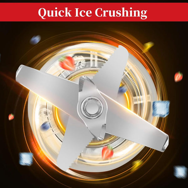 Sunzone K31 2200W Soundproof Cover Blender, 2.2L Smoothies Blender, Fruit Juice Smoothie Maker with Smart Touch Screen, Removable Sound Insulation Cover, for Restaurants, Hotels, Homes, Parties