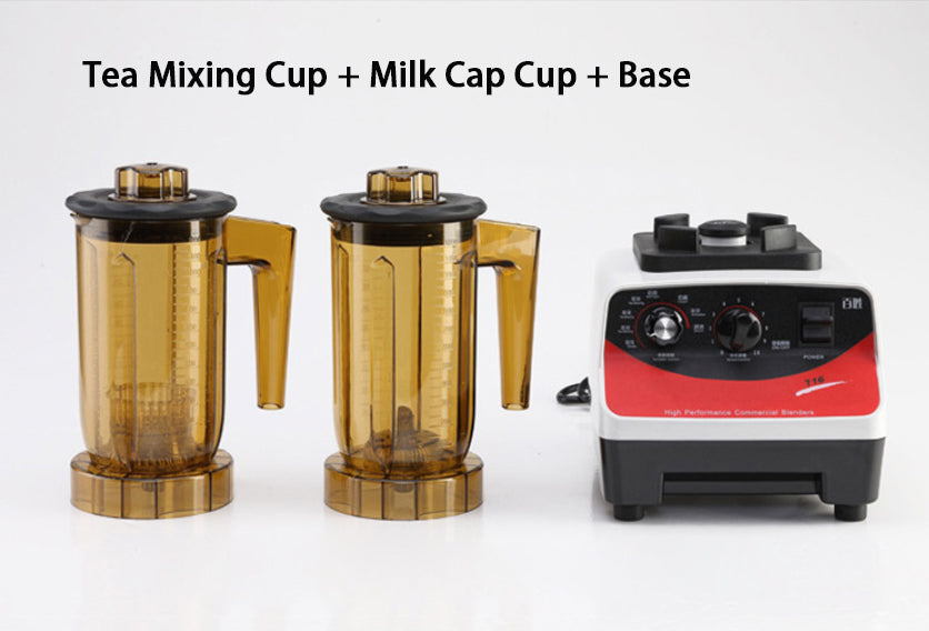 Sunzone EST-816 Multiple Functions Bubble Tea Shop Used Tea Mixer with 3 Cups