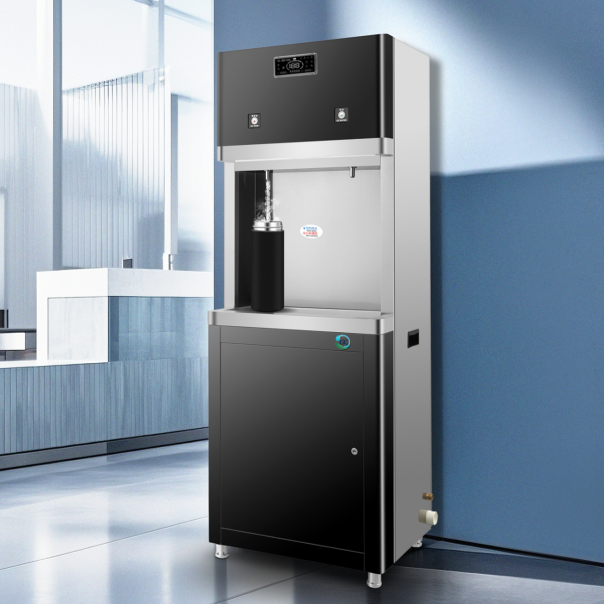 Sunzone DM-2T20  Water Maker Public Drinking Water Station Chiller Machine Water Cooler Dispenser