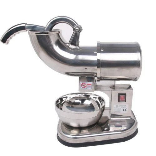 Sunzone WCR-01 Stainless Steel Ice Shaver Ice Crusher Snow Cone Machine Maker 180kgs/h Electric