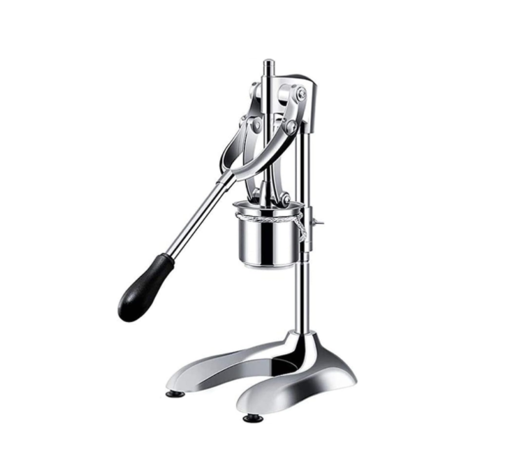 Sunzone WPF-L01 Manual Long French Fries Maker Machine Stainless Steel 30cm Potato Strips Machine Fried Chips Squeezer Extruder 12 Holes,DIY Tools(Long Fries Extruder)