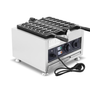 Sunzone 1101Y Commercial 12pcs mini Fish Shape Waffle Snack Making Machine Korean Japanese Taiyaki Electric Waffle Maker (110v)