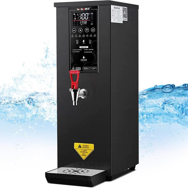 Sunzone BT-01 60L/H Commercial Electric Hot Water Dispenser with Built-in Water Purifier - LCD Touchscreen, Auto Boiling, Ideal for Restaurants, Cafes, Offices (Color : Black, Size : 110V)