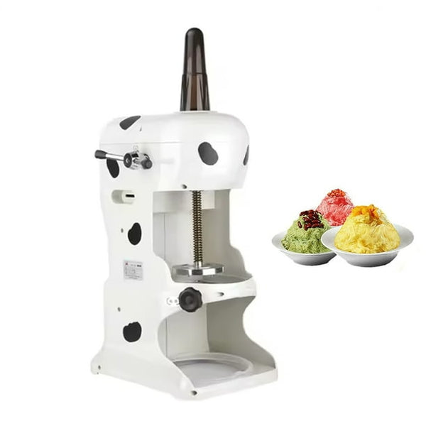 Sunzone A-288 Commercial Ice Shaver 350W 198lbs/h Electric Snow Cone Maker with Adjustable Ice Texture Ice Crusher Smoothie Machine Slush Machine Ice Cream Smooth Cocktail 110V